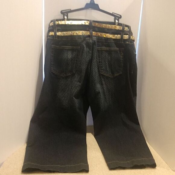 Baby Phat Capri Jeans Size 18 - Picture 1 of 6